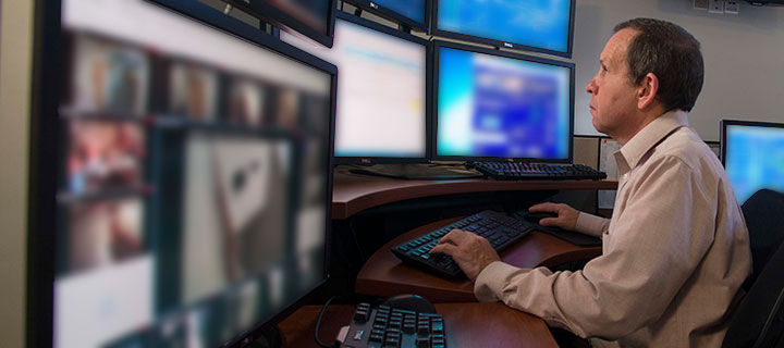 Man at computer