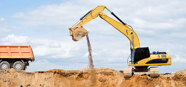 Excavator Machine Digging